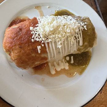 Tacos La Cantina - Intact Chicken Tinga burrito - $18.50 - Mexican Near Me - Whistler, British Columbia