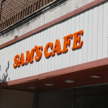 Sam's Cafe - sign - Diners Near Me - Champaign, Illinois
