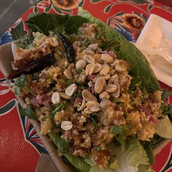 Lao’d Bar - Nam Khao/ Crispy Fried Rice - Cocktail Bars Near Me - Austin, Texas