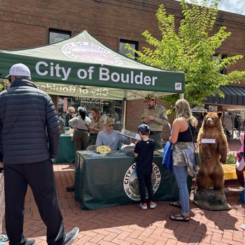 Downtown Boulder Bid - City booth at 2024 festival - Boulder, Colorado