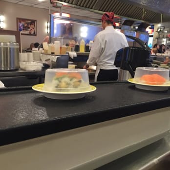 Kinjo Sushi - Love the sushi boats and the open kitchen! #yyc #yyceats - Japanese Near Me - Calgary, Alberta
