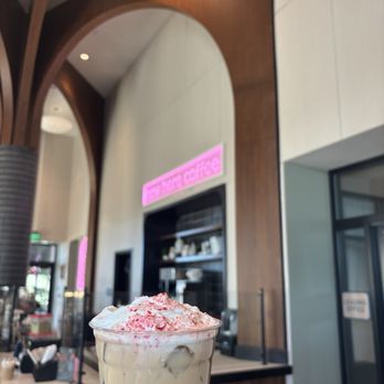 New Here Coffee - Candy Cane Latte - Coffee & Tea Near Me - Fullerton, California