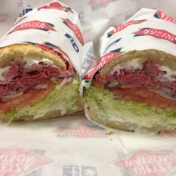 Bronx Sandwich - The New York - roast beef sandwich with harvati cheese, lettuce, tomatoes. - Sandwiches Near Me - Tustin, California Bronx Sandwich - The New York - roast beef sandwich with harvati cheese, lettuce, tomatoes. - Sandwiches Near Me - Tustin, California