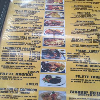 Villa Ortega's - The food was good. A little pricy compared to place down the road offering two full lobsters for their price of one. - Seafood Near Me - Puerto Nuevo, BCN