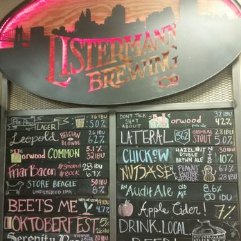 Listermann Brewing - Current listing of draft selections, delicious! - Brewing Supplies Near Me - Cincinnati, Ohio Listermann Brewing - Current listing of draft selections, delicious! - Brewing Supplies Near Me - Cincinnati, Ohio