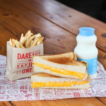 Hat Creek Burger Company - Grilled Cheese Sandwich and French Fries - Burgers Near Me - Rowlett, Texas