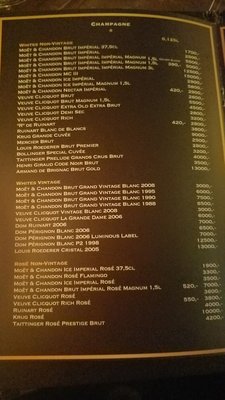Menu photo 3 Moet & Chandon Champagne Lounge Bar Prague, PR Menu photo 3 Moet & Chandon Champagne Lounge Bar Prague, PR