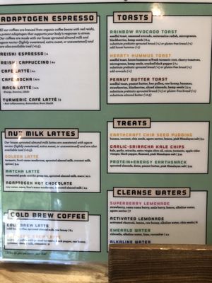 Menu photo 6 Earthcraft Juicery Houston, TX