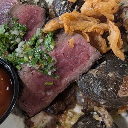 Steak and smashes tots Steak and smashes tots