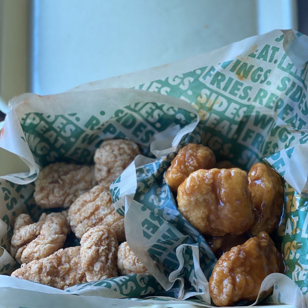 Wingstop - Lemmon pepper (dry) & Hawaiian (wet) - Chicken Wings Near Me - Wesley Chapel, Florida Wingstop - Lemmon pepper (dry) & Hawaiian (wet) - Chicken Wings Near Me - Wesley Chapel, Florida
