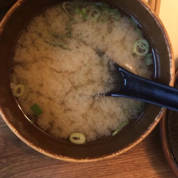 Nippon Cha - Miso soup that came with the ginger pork bowl - Japanese Near Me - Bayside, New York Nippon Cha - Miso soup that came with the ginger pork bowl - Japanese Near Me - Bayside, New York