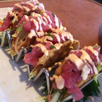 The Beachcomber - Tiny Ahi Tacos - Seafood Near Me - Newport Beach, California
