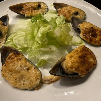 Sakura Japanese Steakhouse - Baked Mussels - Japanese Near Me - Greenville, South Carolina