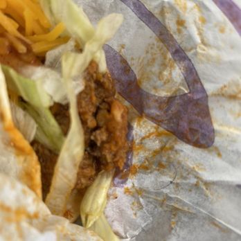 Taco Bell - Wrong taco with a thick, curly black hair embedded in the meat - Tacos Near Me - White Pine, Tennessee