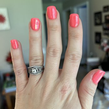 Icare Nails - I painted them so don't judge that lol - Nail Salons Near Me - Wauconda, Illinois