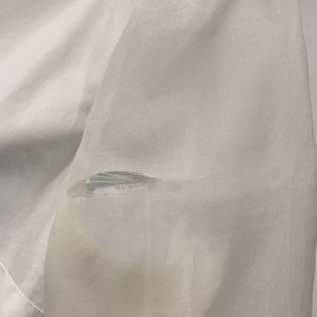 American Thread Dry Cleaners & Custom Tailoring - My blouse damaged during dry cleaner visit. RIP :( - Sewing & Alterations Near Me - New York, New York American Thread Dry Cleaners & Custom Tailoring - My blouse damaged during dry cleaner visit. RIP :( - Sewing & Alterations Near Me - New York, New York