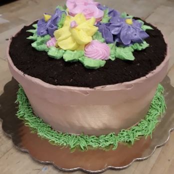 Le Favorite Bakery - Potted plant chocolate cake, it's 4 layers! - Bakeries Near Me - Warwick, Rhode Island