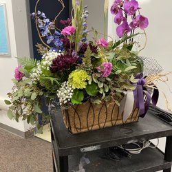 Derina's Flower Basket - Birthday flower arrangement