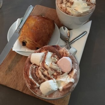 The Stormy Teacup - Went for the chocolate orange and Ferrero Rocher hot chocolate with a pastry to share! - Coffee & Tea Near Me - Limerick, LK