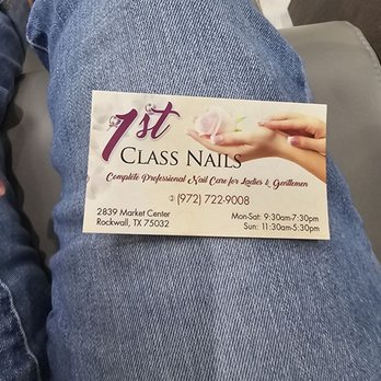 First Class Nails - Nail Salons Near Me - Rockwall, Texas