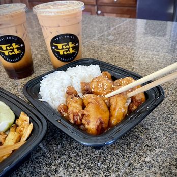 Tuk Tuk Thai Grill - My Wife couldn't wait to eat Sesame Chicken. - Thai Near Me - Denver, Colorado