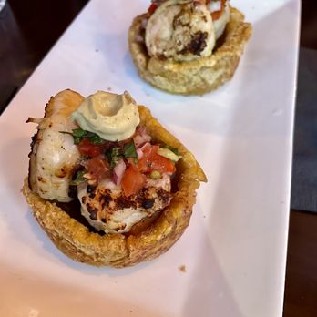 Charm Bar & Restaurant - Shrimp and Plantain Cups - Caribbean Near Me - Brooklyn, New York Charm Bar & Restaurant - Shrimp and Plantain Cups - Caribbean Near Me - Brooklyn, New York