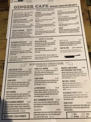 Menu photo 7 Ginger Cafe&Grill Corpus Christi, TX Menu photo 7 Ginger Cafe&Grill Corpus Christi, TX