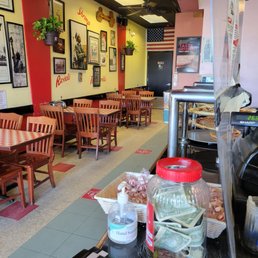 the interior of the restaurant