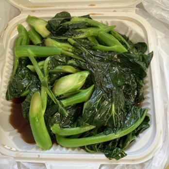 King Wah Chinese Restaurant - Chinese broccoli with garlic sauce. - Chinese Near Me - Sunnyvale, California