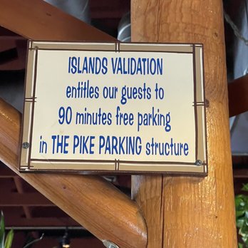 Islands Restaurant - Parking validation 90 minutes free - Burgers Near Me - Long Beach, California Islands Restaurant - Parking validation 90 minutes free - Burgers Near Me - Long Beach, California