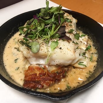 The Abbey - My favorite dish, cod! - New American Near Me - Brookline, Massachusetts
