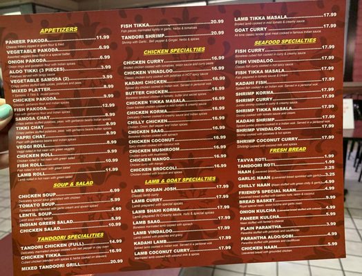 Menu photo 2 Friends Indian Restaurant Lodi, CA Menu photo 2 Friends Indian Restaurant Lodi, CA