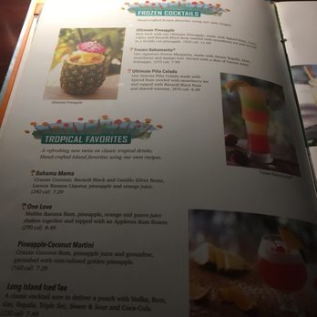Bahama Breeze - Menu - Bars Near Me - Miami, Florida