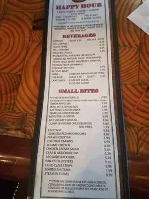 Menu photo 3 McGrath's Fish House Salem, OR