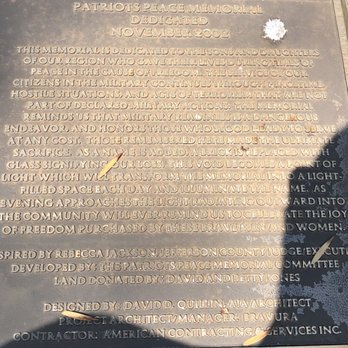 Patriots Peace Memorial - Landmarks & Historical Buildings Near Me - Louisville, Kentucky
