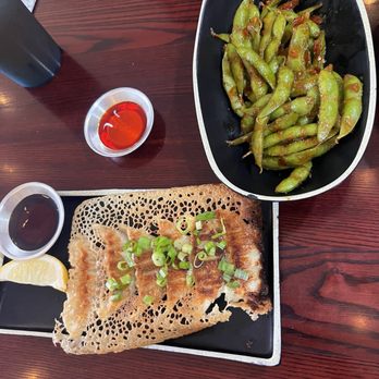 RamenKoko - Gyoza and spicy Spicy Garlic Edamame - Ramen Near Me - Highland, California RamenKoko - Gyoza and spicy Spicy Garlic Edamame - Ramen Near Me - Highland, California