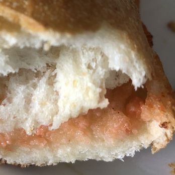 Brug Bakery - Ala Moana - Not the best photo but you can see the mentaiko pan looks like sliced through - Bakeries Near Me - Honolulu, Hawaii Brug Bakery - Ala Moana - Not the best photo but you can see the mentaiko pan looks like sliced through - Bakeries Near Me - Honolulu, Hawaii