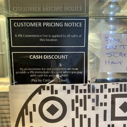 Credit card surcharge