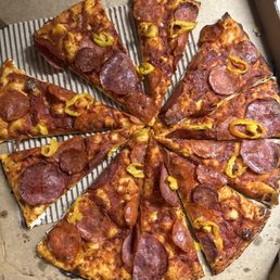 Look how little toppings and lack of sauce. Horrible quality for Roundtable's new owners. Will never order here again Look how little toppings and lack of sauce. Horrible quality for Roundtable's new owners. Will never order here again
