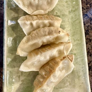 Ramen Sumiya - 5-Pc. Gyoza (pork, cabbage, onion, spices); IG: @katzlundell - Ramen Near Me - Torrance, California Ramen Sumiya - 5-Pc. Gyoza (pork, cabbage, onion, spices); IG: @katzlundell - Ramen Near Me - Torrance, California