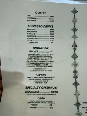 Menu photo 1 Kefita Coffee Houston, TX Menu photo 1 Kefita Coffee Houston, TX