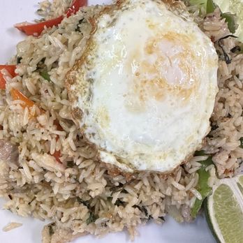 Thai Kitchen - Basil fried rice with fried egg - Thai Near Me - Copperas Cove, Texas Thai Kitchen - Basil fried rice with fried egg - Thai Near Me - Copperas Cove, Texas