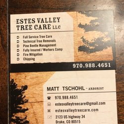 Estes Valley Tree Care - Business Cards