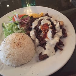 Milano Ristorante - Kebabtalerken med ris