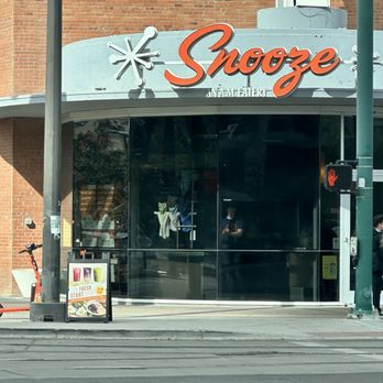 Snooze, an A.M. Eatery - The outside! - Breakfast & Brunch Near Me - Phoenix, Arizona Snooze, an A.M. Eatery - The outside! - Breakfast & Brunch Near Me - Phoenix, Arizona