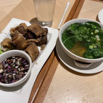 Bamboo - Crispy pata and wonton soup - Chinese Near Me - Temecula, California
