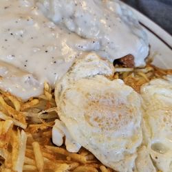 Amy's Kopper Kettle Cafe - Breakfast version of steak & eggs