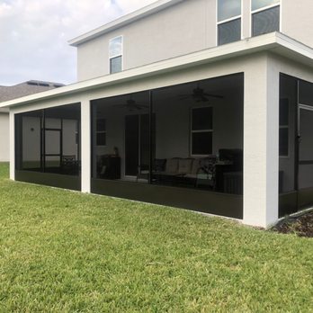 Screenmobile - Patio Screen Enclosure with Kick-Plate - Shades & Blinds Near Me Screenmobile - Patio Screen Enclosure with Kick-Plate - Shades & Blinds Near Me