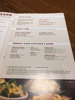 Menu photo 5 Outback Steakhouse Orlando, FL Menu photo 5 Outback Steakhouse Orlando, FL