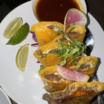 Zama - BIRRIA TACO PLATTER this was good and the presentation was on point. - Lounges Near Me - Fullerton, California
